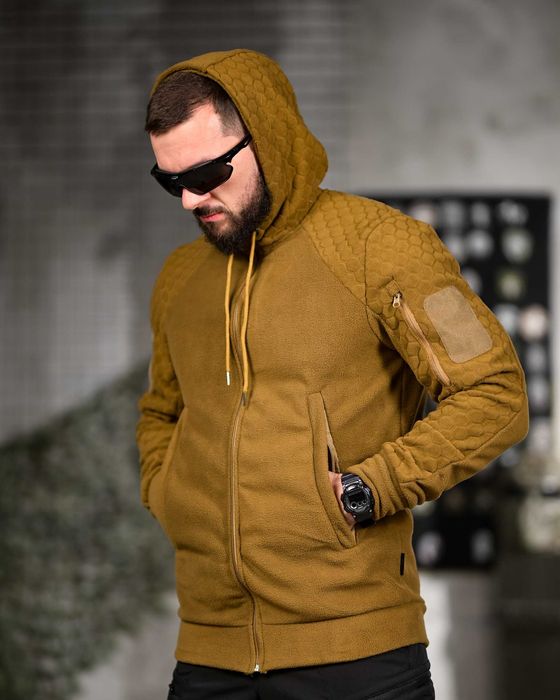 Тактична флісова кофта/куртка “Соти” Койот — Без передоплати!