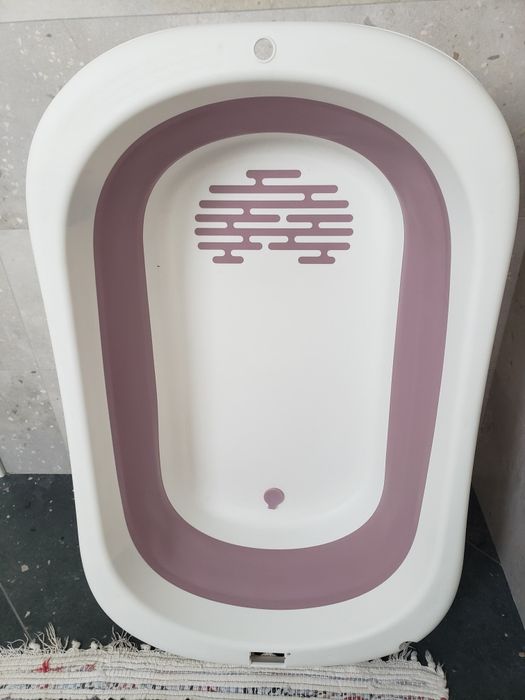 Ванночка дитяча складна з термометром,стан нової