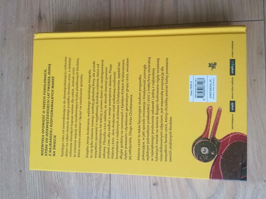 Książka "Historia LEGO" Jens Andersen