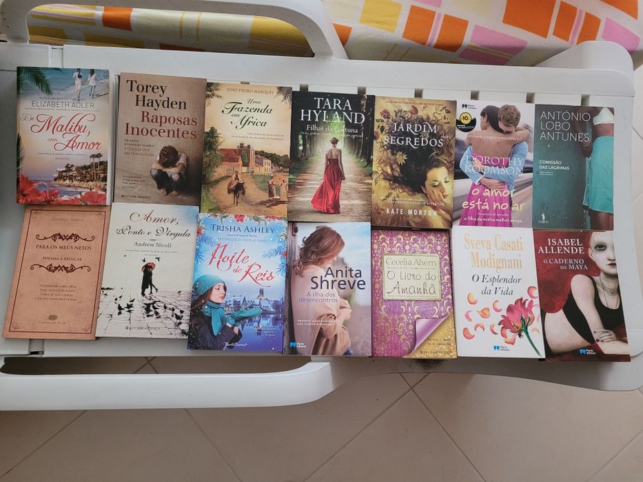 Livros atuais  novos nunca lidos .fecho de papelaria