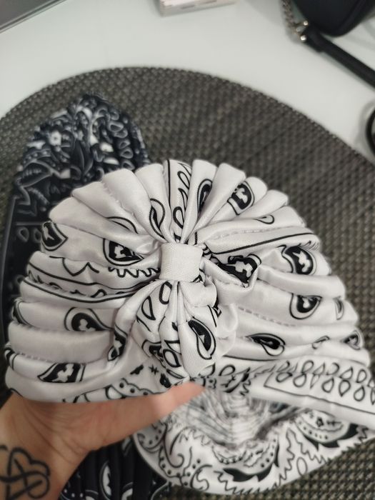 Conjunto 2 turbantes + fita novo