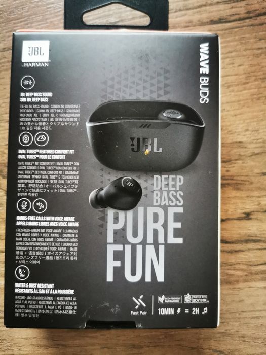 Auriculares JBL Wave buds Deep Bass