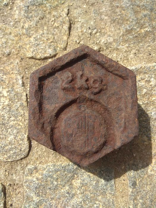 4 pesos de balança antigos – Para coleccionadores