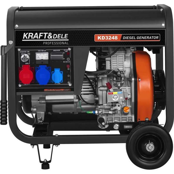 Agregat Prądotwórczy Generator Diesel 3Fazowy Kraft 230V/400V 7KW