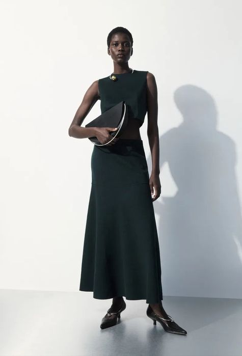 Cos Atelier дуже тепла довга  спідниця на основі вовни EU 34  EU42