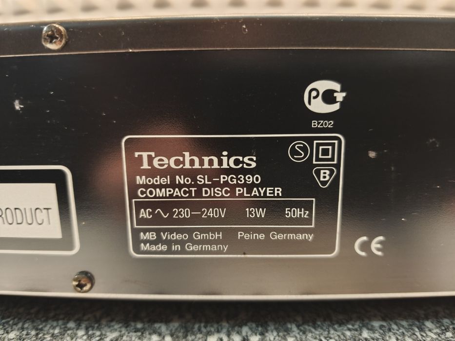 Odtwarzacz CD Technics SL PG 390