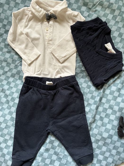 Zestaw elegancki dla niemowlaka rozmiar 62 H&M