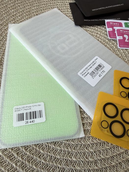 Захисне скло на айфон 12 pro max