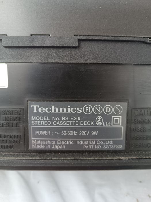Kasetowiec Technics RS-B205 sprzedam