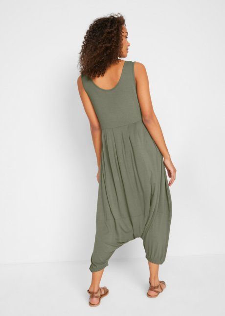 B.P.C kombinezon dżersejowy khaki haremki ^52/54