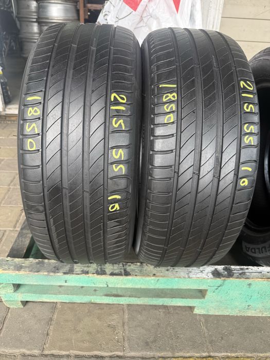 Шини резина 215 55 16 Michelin 5mm 2шт. Лето летние