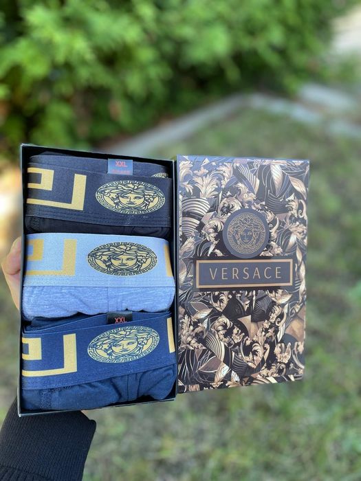 Bokserki męskie versace 3szt XL nowe
