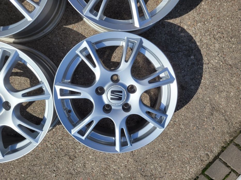 Felgi Alu Oryginał SEAT Leon Altea Toledo 5x112 15 Cali 6J ET 43