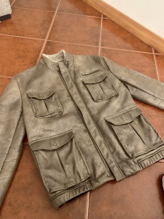 Casaco Pele Bovina c/ pelo Adolfo Dominguez