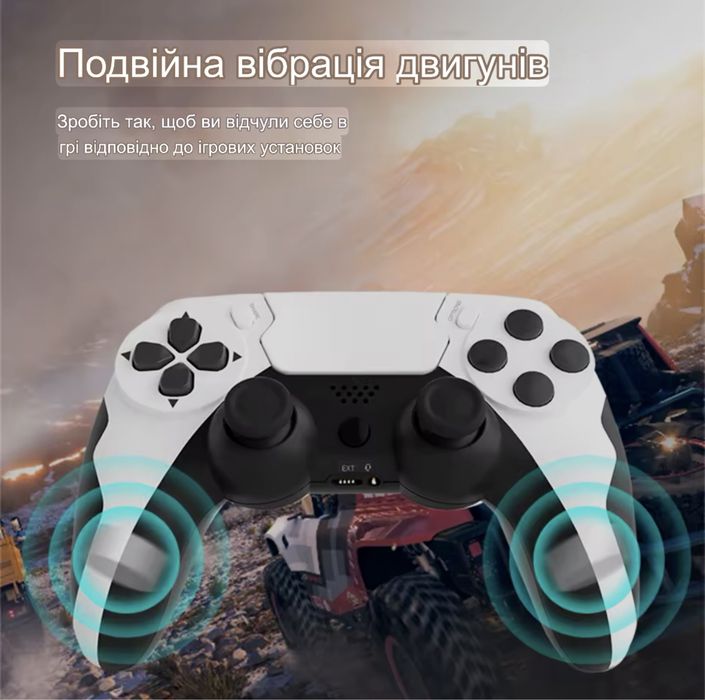 Бездротовий геймпад GAMINJA P48 для PS4/PS3, PC