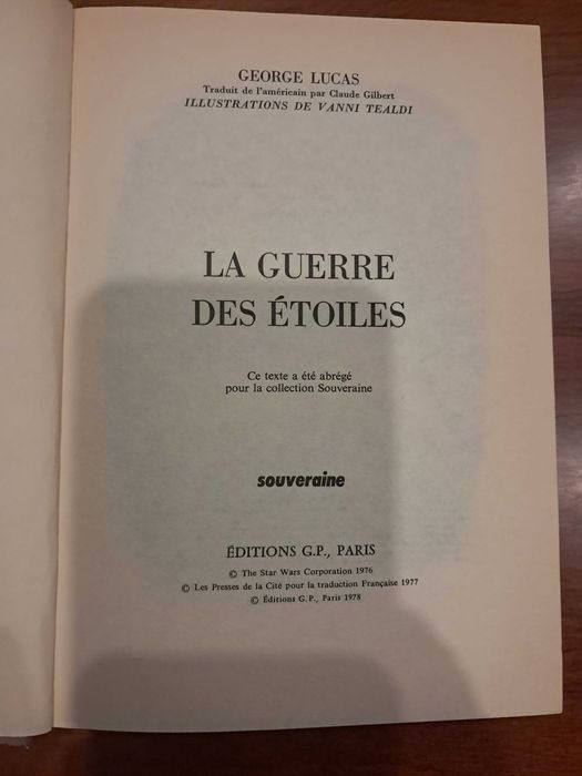 La guerre des étoiles. Em frances