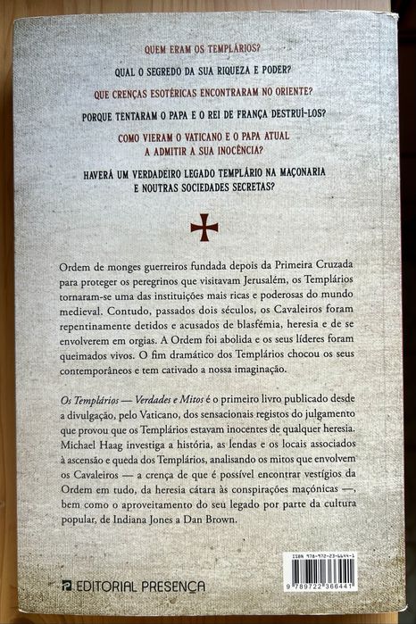 Livro “Os Templários - Verdades e Mitos”
