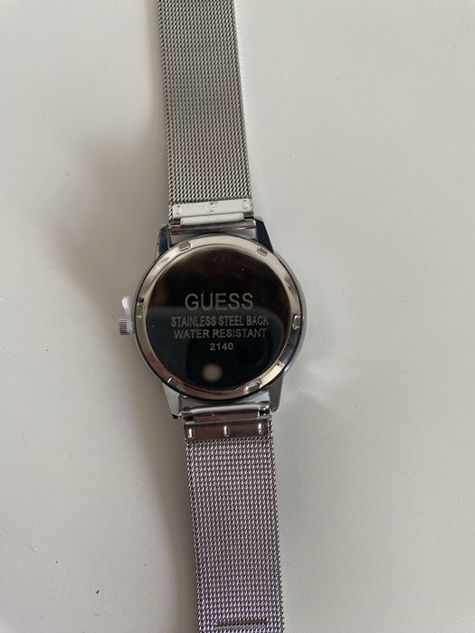 Damski zegarek GUESS (Model 2140) – Bransoleta Mesh, Rose Gold & Silver