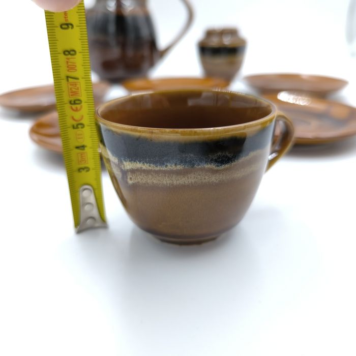 Mirostowice Novi Tygrysek Serwis Kawowy Zestaw Kawowy Ceramika