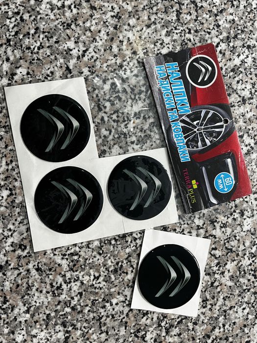 Наклейки, наліпки на Ковпаки/Диски Cittoen 60mm, 100грн/4шт