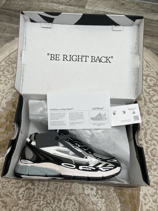 (БЕЗ ПЕРЕДОПЛАТИ) Off-White "Be Right Back" офф-вайт бі райт бек