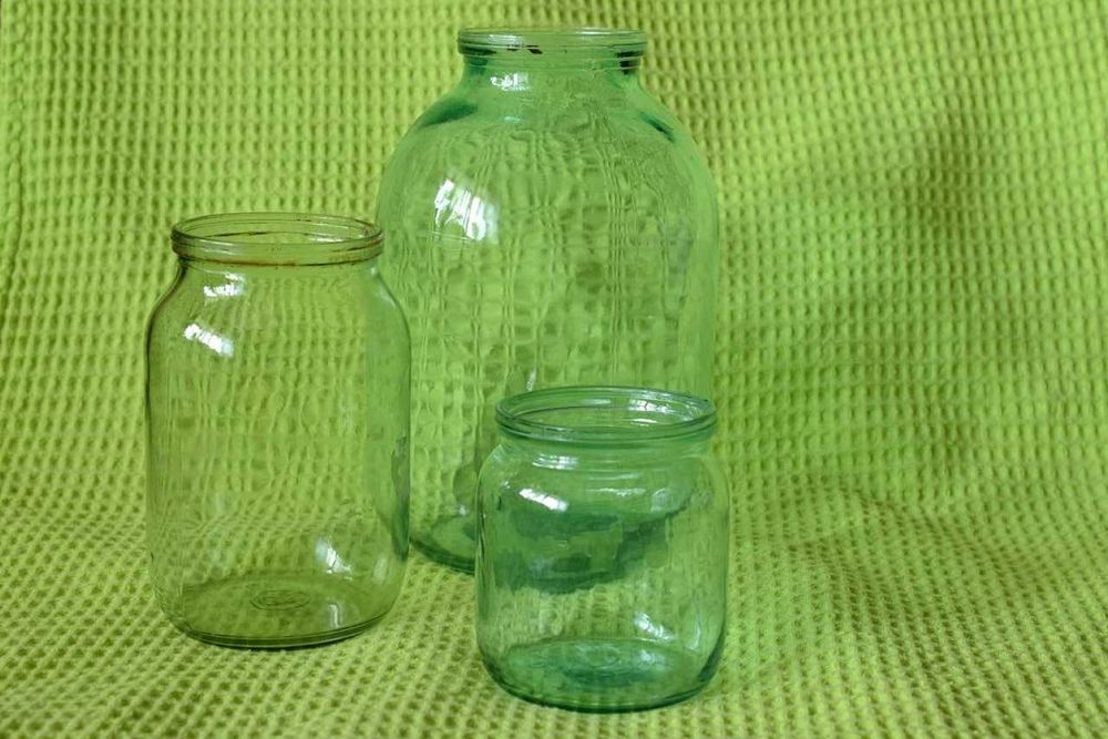 Продам скляні банки 3л, 1л, 0,5л, 0,2л