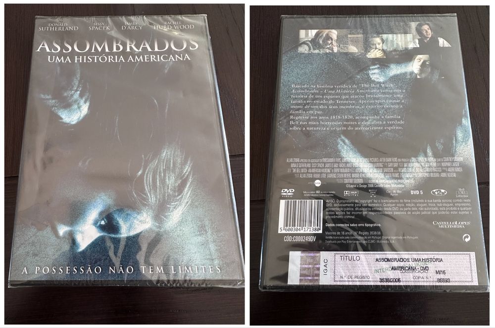 Venda direta de DVD's de filmes Clássicos