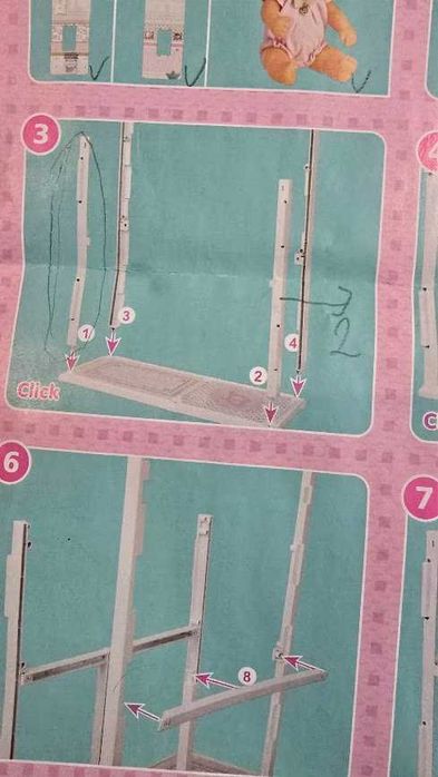 Barriguitas Klasyczny domek dla lalek z wieloma pokojami od 3 lat