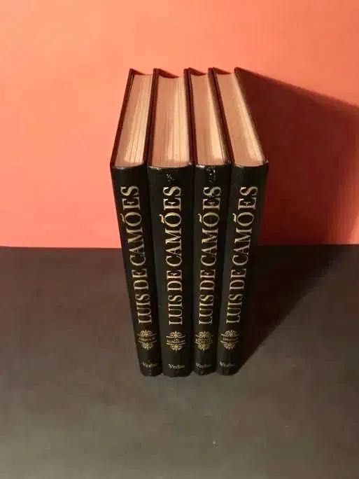 CAMÕES - Obras Completas - 4 vol. + medalha -4. Centenário 1980