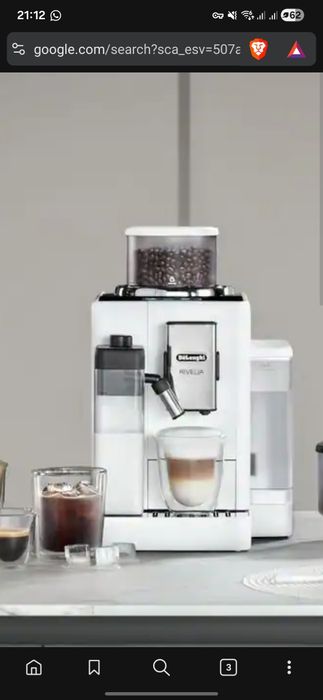 Delonghi rivelia Branca modelo deposito de leite