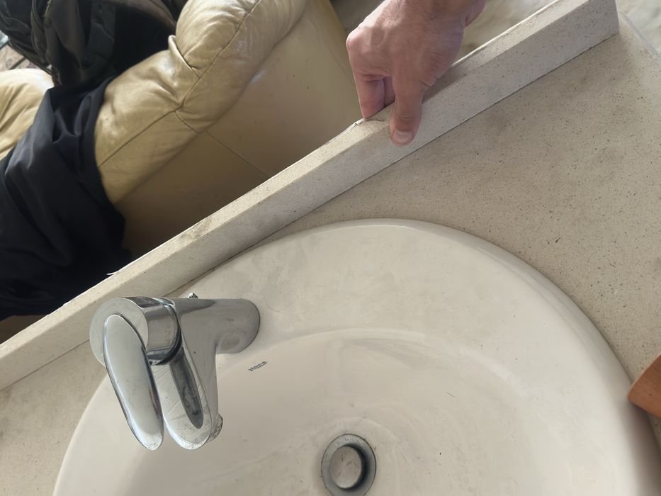 Armario casa banho com lavatório pedra e espelho! 2 conjunto completo