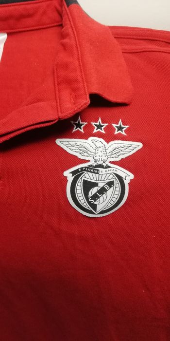 Polo do Benfica vermelho adidas