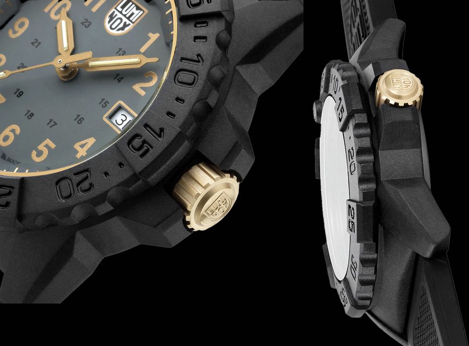 Годинник LUMINOX Navy SEAL 3500 45 mm. XS.3508.GOLD 200 MT.