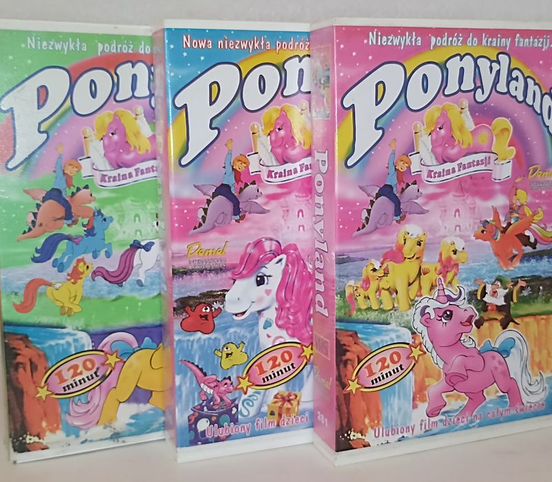 Ponyland zestaw nr. 2 kaset VHS