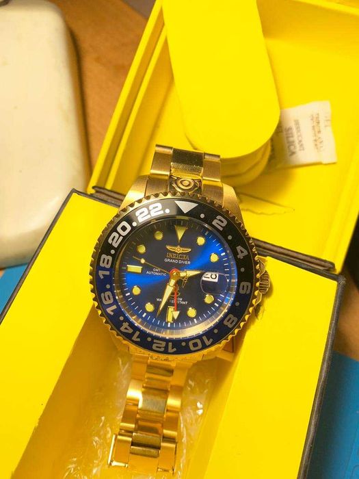 Часы INVICTA Pro Diver | Grand Diver c функцией gmt