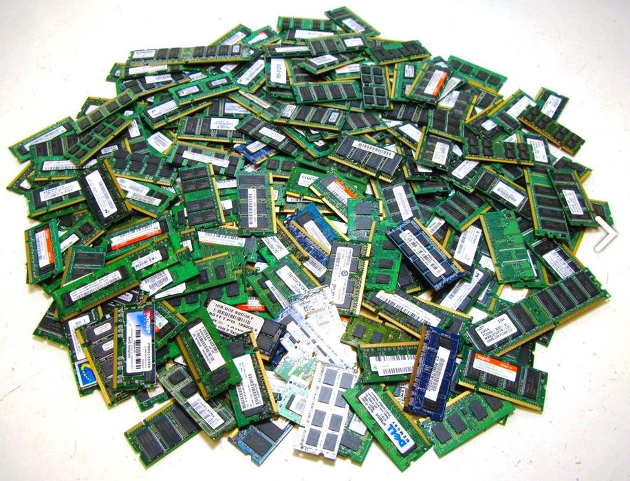 2.5 кг (2500 грамм) оперативная память на переработку, лом. Ddr2, ddr3