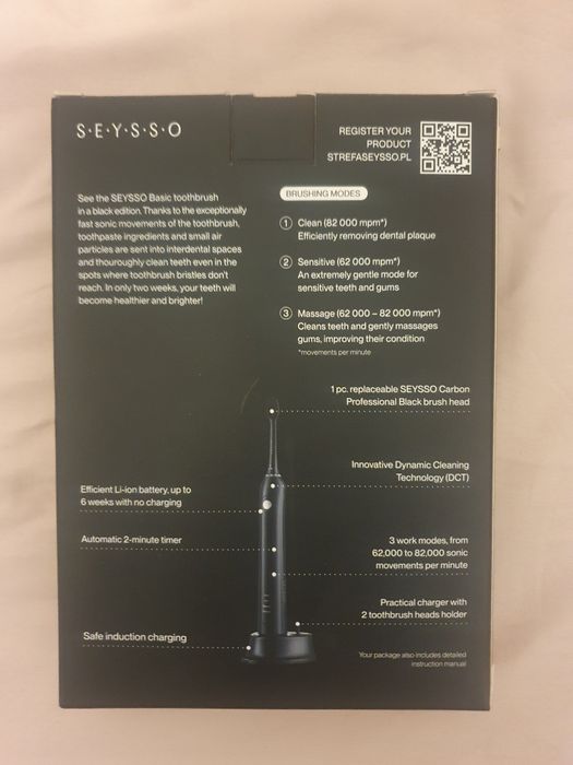 Soniczna szczoteczka do zębów Seysso