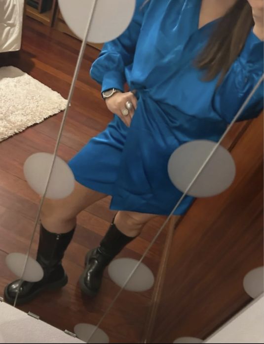 Vestido Azul Zara