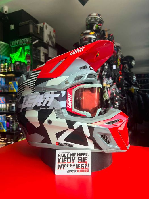 Kask offroadowy z goglami LEATT KIT MOTO 8.5 V24 FORGE  'XL/pytaj o rozmiary