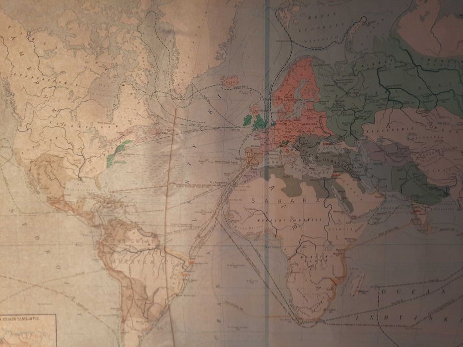 Mapa Wielkie Odkrycia Geograficzne sprzedam