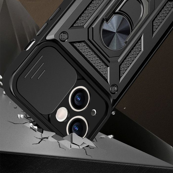 Slide Camera Armor Case do Xiaomi 17 Pro Czarny