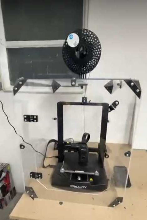 Ender 3 V3 KE com Enclosure de Acrílico