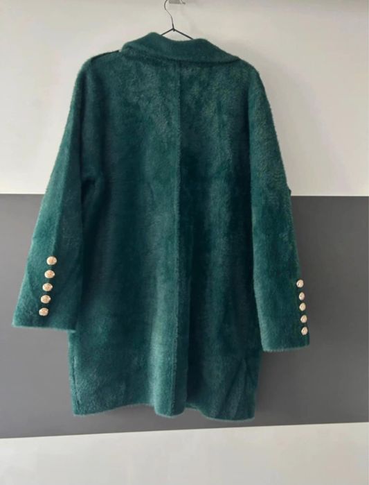 Alpaka dwurzędowa generał złote guziki rozmiar uni