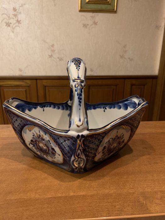 Ваза конфетница Гжель