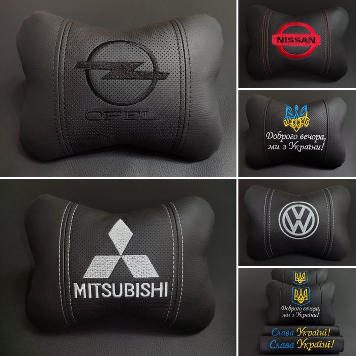 Подушка под шею на подголовник автоподушка сидушки, сидения, дивана