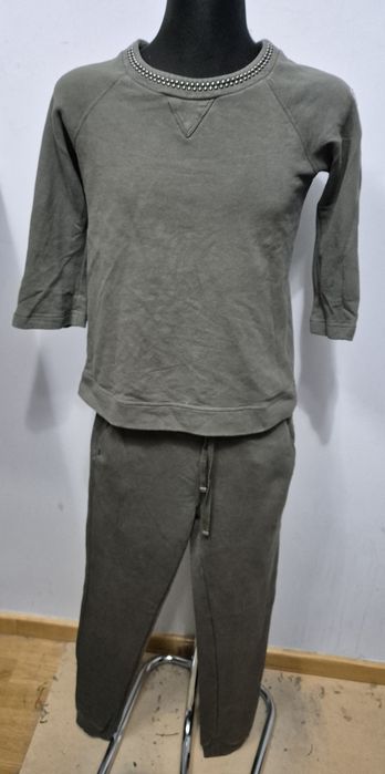 MONCLER roz. M damski dres bawełna + puch oryginalny