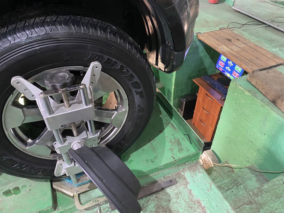 Развал-схождение,шиномонтаж, балансировка,диагностика и ремонт ходовой