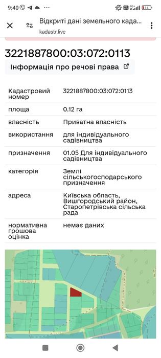 6 соток під лісом Старі Петрівці