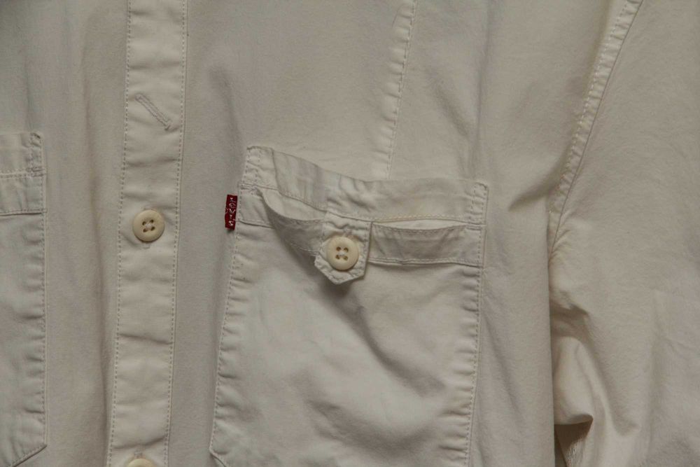 Levis Red Tab рр L рубашка из хлопка  на короткий рукав