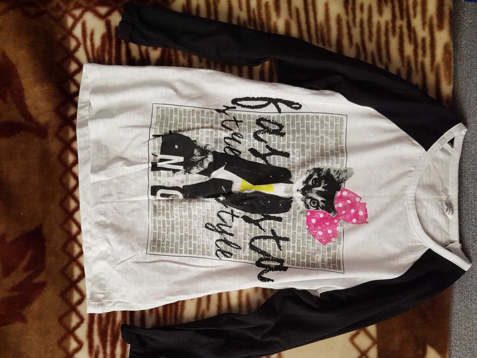 T-shirty bluzki na długi rękaw dla dziewczynki